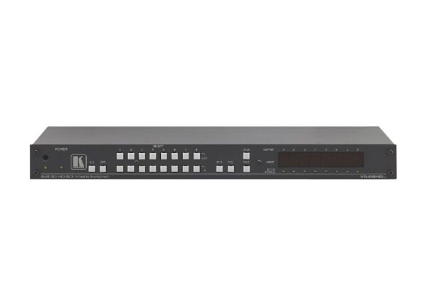 Kramer VS-88HDxl 8x8 3G HD-SDI Matrix Switcher - video switch - rack-mountable