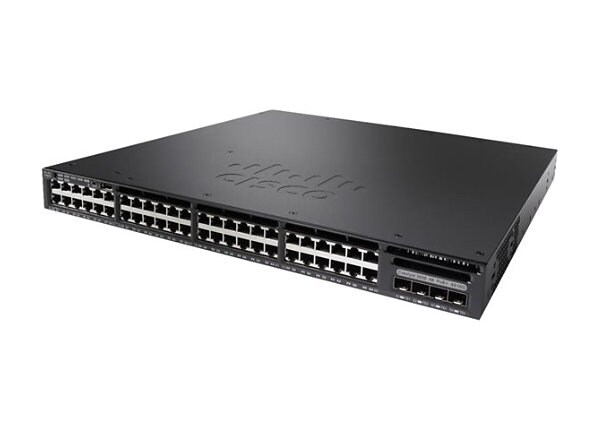 Cisco Catalyst 3650-48PQ-E - switch - 48 ports - managed - rack-mountable