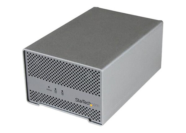 StarTech.com Dual-Bay Drive Enclosure for 2.5in SATA Drives - Thunderbolt