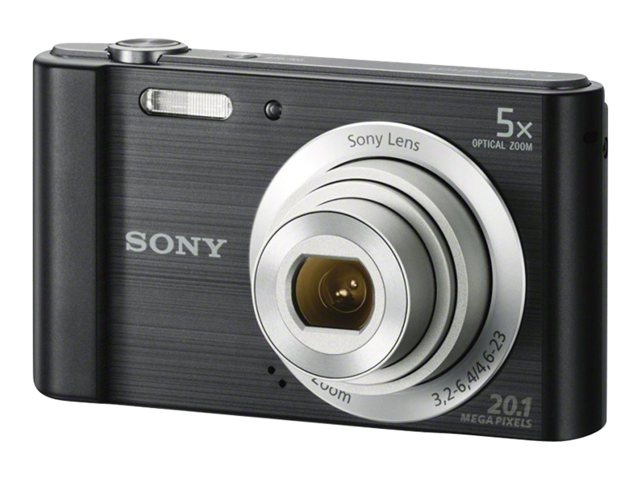 Sony W800 20.1 MP Digital Camera - Black
