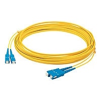 Proline 3m SC (M) to SC (M) Yellow OS2 Duplex Fiber OFNR Patch Cable