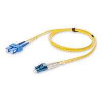 Proline 10m LC (M) to SC (M) Yellow OS2 Duplex Fiber OFNR Patch Cable