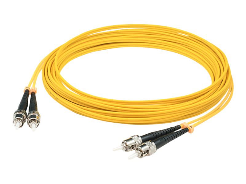 Proline 5m ST (M) to ST (M) Yellow OS2 Duplex Fiber OFNR Patch Cable