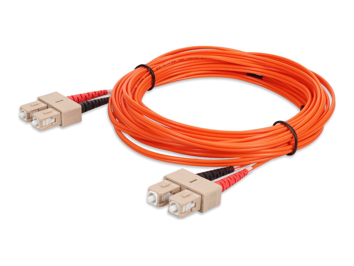 Proline 1m SC (M) to SC (M) Orange OM1 Duplex Fiber OFNR Patch Cable