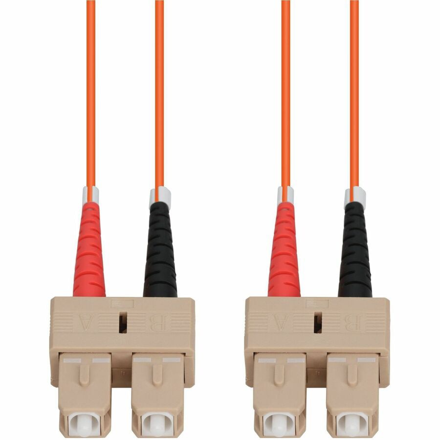 Proline 10m SC to SC Orange OM1 Duplex OFNR (Riser-Rated) MMF Fiber Patch C