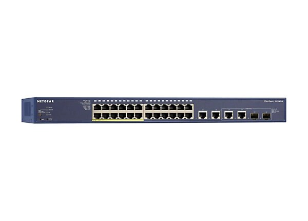 NETGEAR FS728TLP - switch - 24 ports - smart - rack-mountable