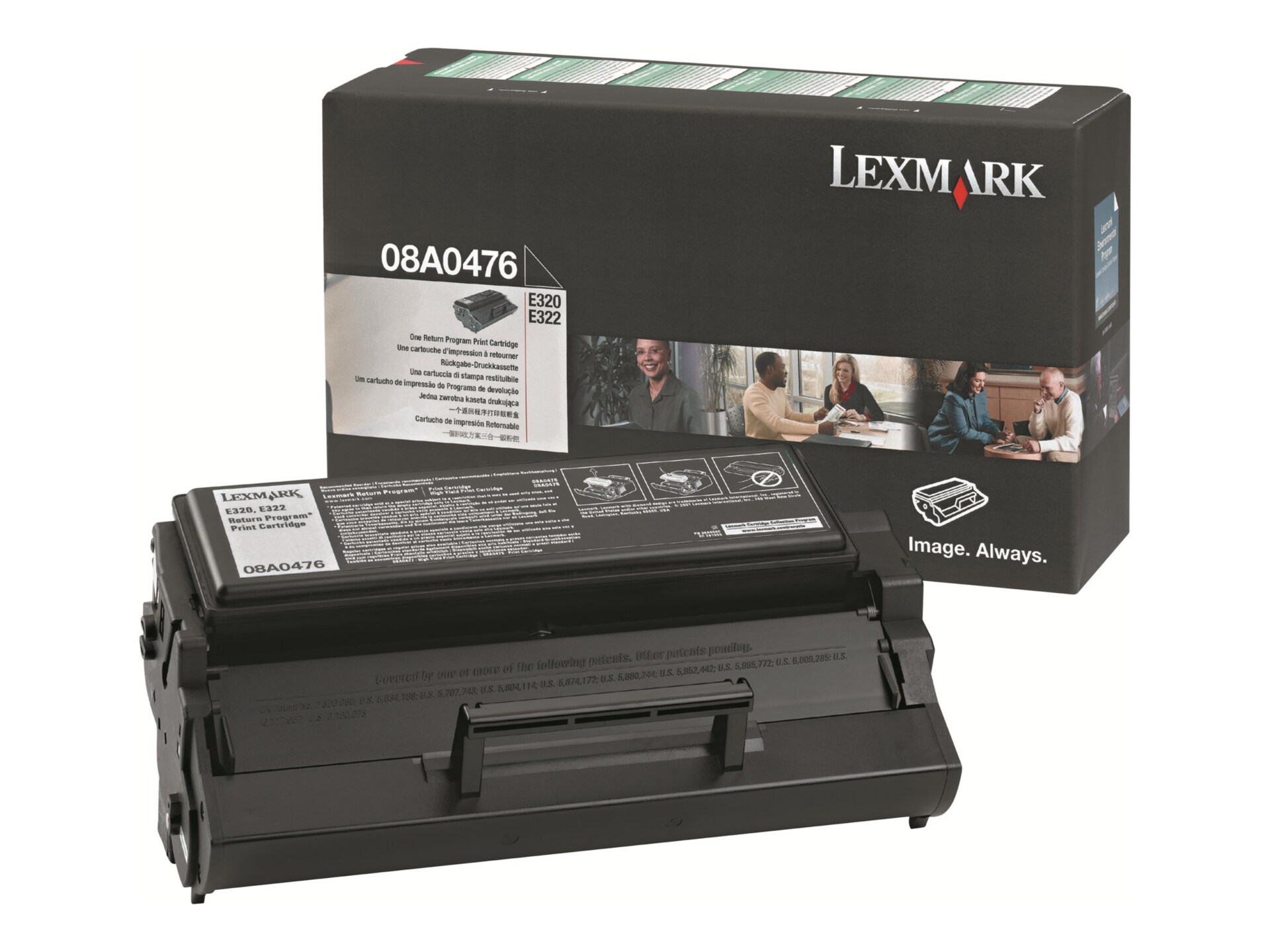 Lexmark Return Program 08A0476 Black Toner Cartridge