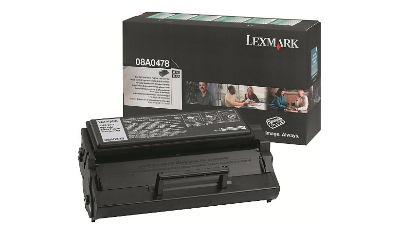 Lexmark E32X High Yield Return Program Toner Cartridge - Black