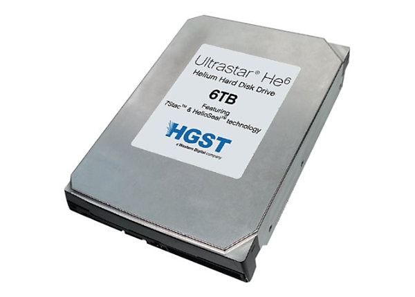 HGST Ultrastar He6 HUS726060ALS640 - hard drive - 6 TB - SAS 6Gb/s