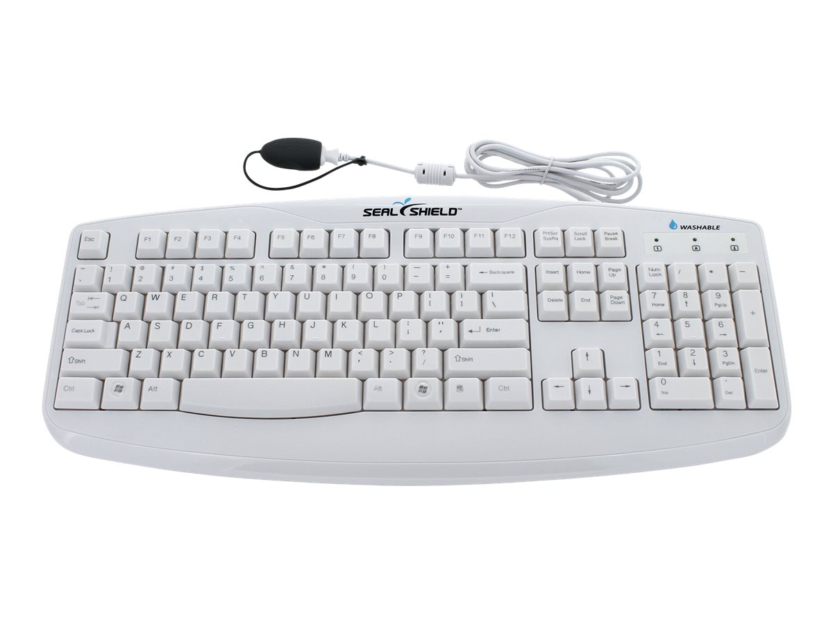 Seal Shield Seal Storm - keyboard - white Input Device