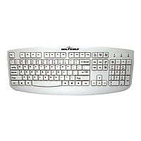 Seal Shield Silver Storm Waterproof - keyboard - white
