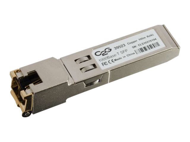 C2G Cisco SFP-GE-T Compatible 1000Base-T Copper SFP (mini-GBIC) Transceiver