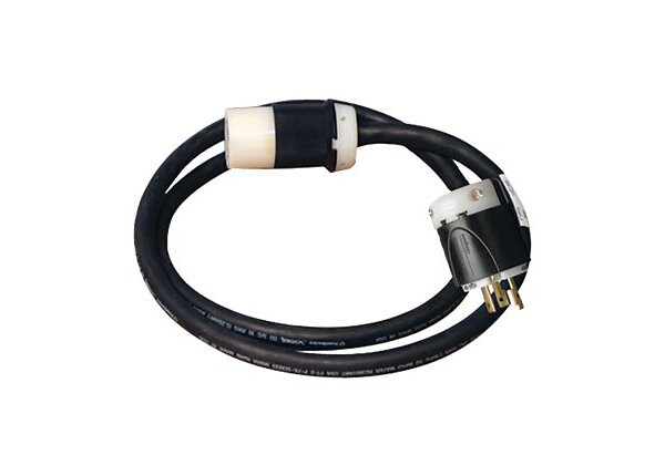 Tripp Lite 3ft Single Phase Whip Extension Cable 208V/240V L6-30R output and L6-30P input 3' TAA GSA - power extension