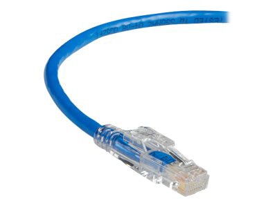 Black Box 6ft Blue GigaTrue CAT6 550Mhz UTP Patch Cable Optional Locking 6'