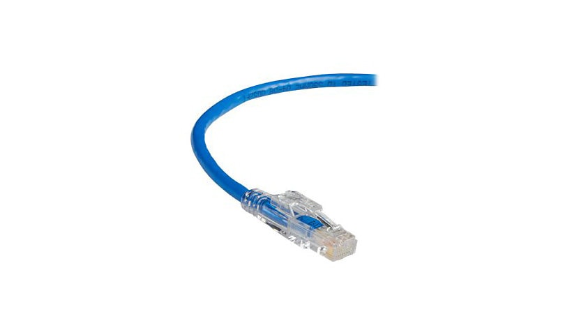 Black Box 6ft Blue GigaTrue CAT6 550Mhz UTP Patch Cable Optional Locking 6'