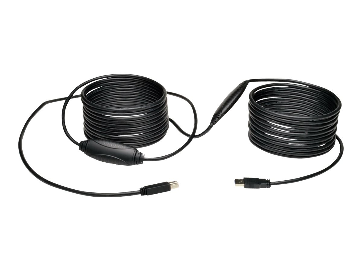 Eaton Tripp Lite Series USB 3.0 SuperSpeed Active Repeater Cable (A to B M/M), 36 ft. (10.97 m) - USB cable - USB Type B
