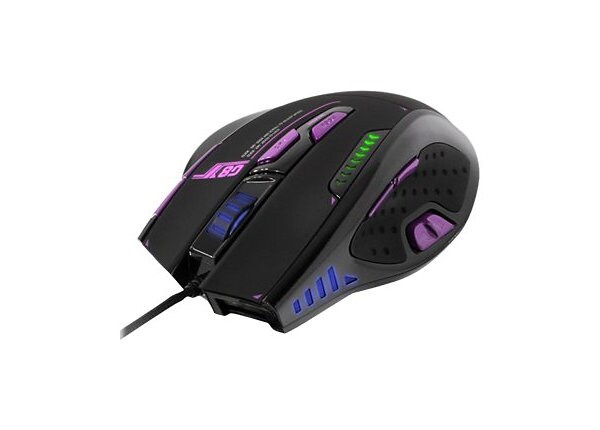 AZIO by Aluratek G8 USB Laser Gaming Mouse - mouse - USB