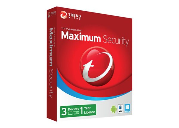 Trend Micro Titanium Maximum Security 2014 - box pack ( 1 year )