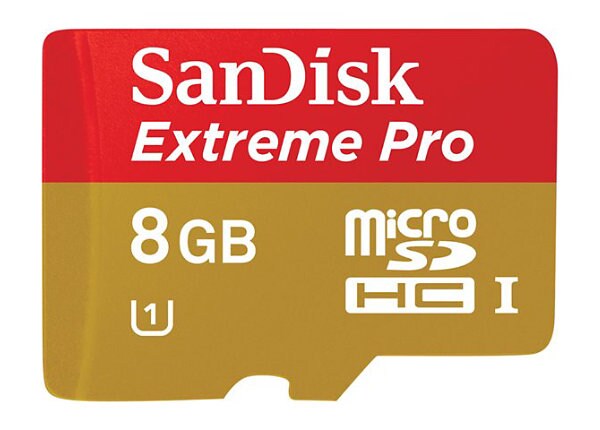 SanDisk Extreme Pro - flash memory card - 8 GB - microSDHC UHS-I