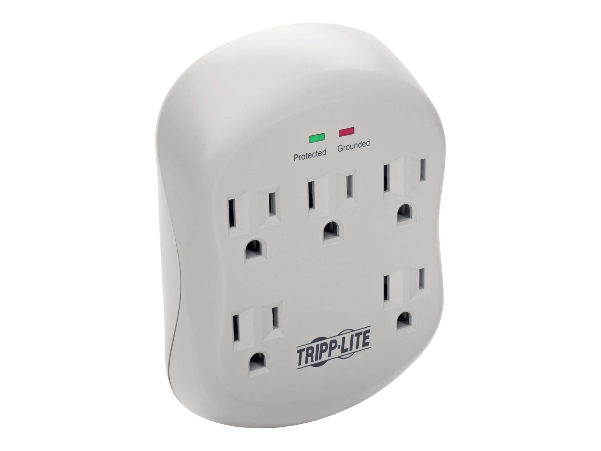 Tripp Lite Surge Protector Wallmount Direct Plug In 5 Outlet RJ11 1080 Jls