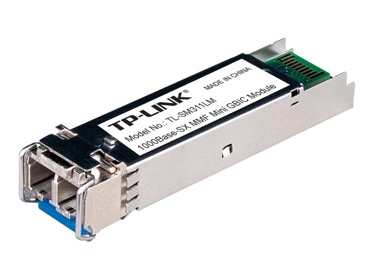 TP-LINK TL-SM311LM - Gigabit SFP module - 1000Base-SX Multi-mode Fiber Mini GBIC Module