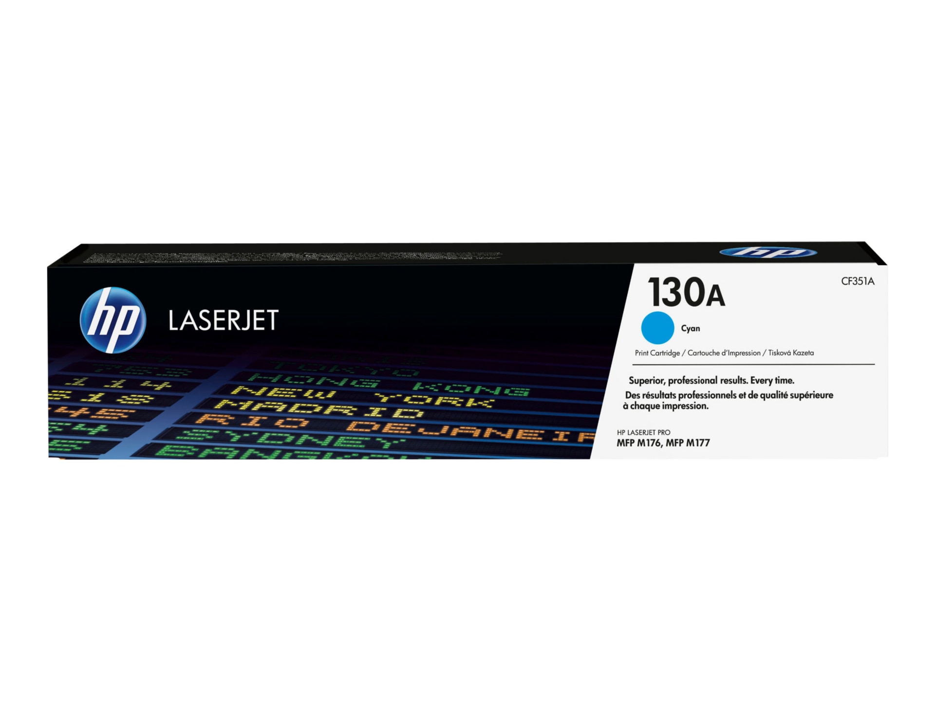 HP 130A Original Laser Toner Cartridge - Cyan - 1 Each