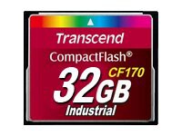 Transcend CF170 Industrial - carte mémoire flash - 32 Go - CompactFlash