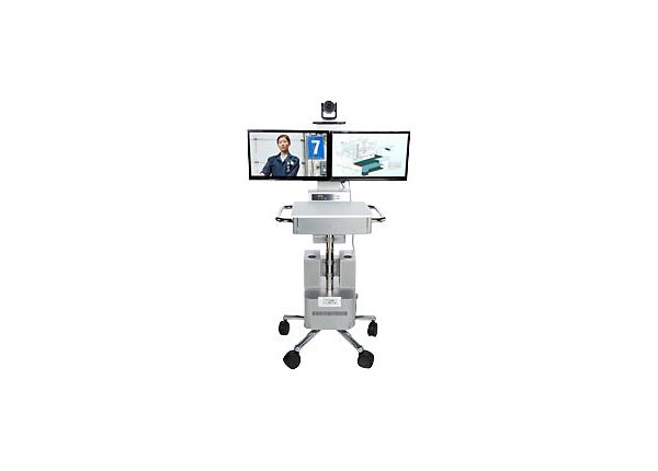 Polycom RealPresence Utility Cart 500 - video conferencing kit - 27 in