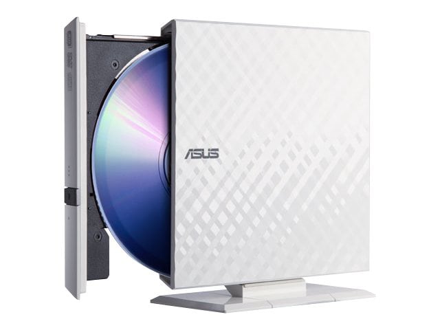 Asus Sdrw 08d2s U Dvd Rw R Dl Dvd Ram Drive Usb 2 0 External Sdrw 08d2s U Wht G As Storage Media Cdw Ca