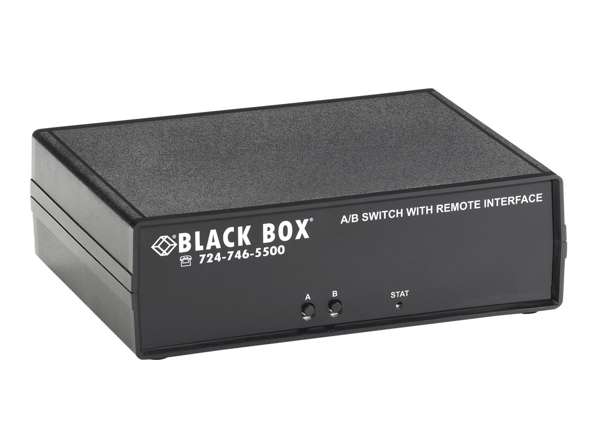 Black Box Remotely Controlled Layer 1 A/B Switch CAT6, 1 x 2 - switch