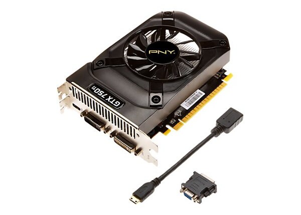 PNY XLR8 GeForce GTX 750 Ti OC - Performance Edition - graphics card - GF GTX 750 Ti - 2 GB