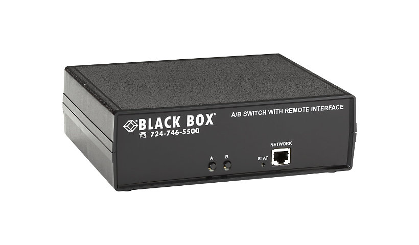 Black Box Remotely Controlled Layer 1 A/B Switch CAT6, 1 x 2 - switch