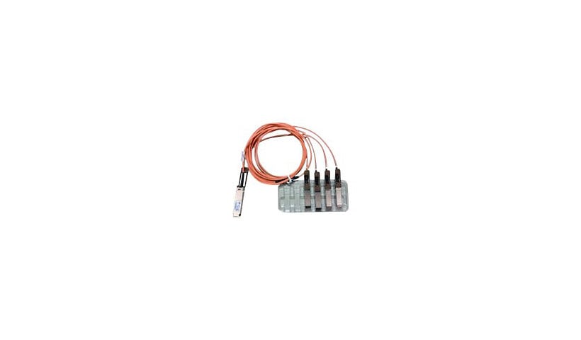 Cisco Direct-Attach Breakout Cable - network cable - 10 ft - orange