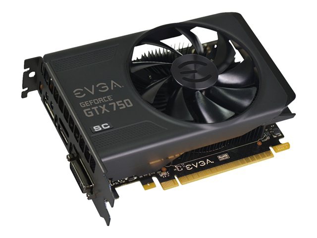 EVGA GeForce GTX 750 Superclocked graphics card - GF GTX 750 - 1 GB