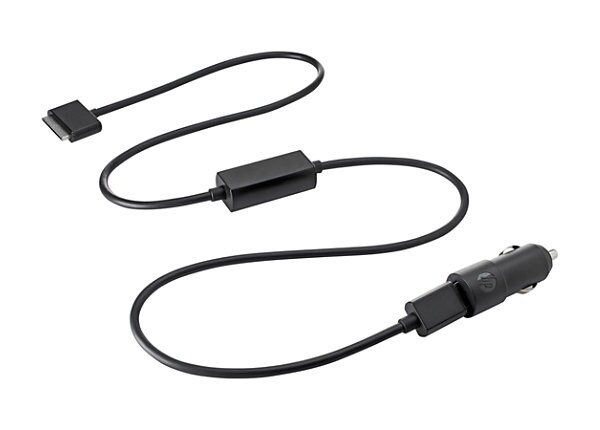 HP - power adapter - car / USB - 12 Watt
