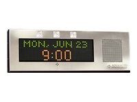 Advanced Network Devices Small IP - clock - rectangular - electronic - 17.99 in x 5.98 in