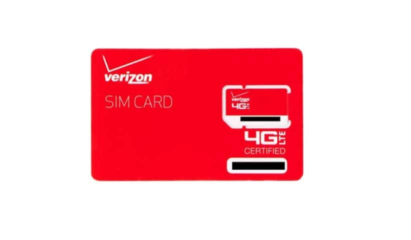 Verizon 3FF Micro Sim Card