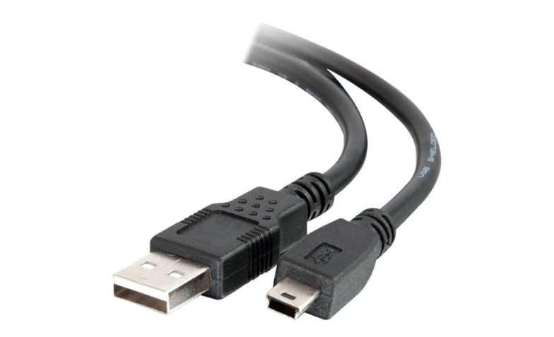 attent groef molen C2G 2m USB Cable - USB 2.0 A to USB Mini B - M/M - 27005 - -