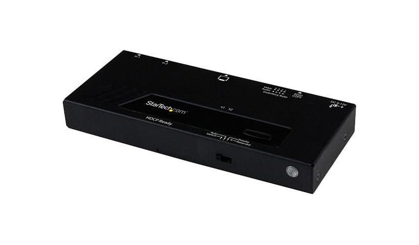 StarTech.com 2 Port HDMI Switch w/ Automatic and Priority Switching - 1080p