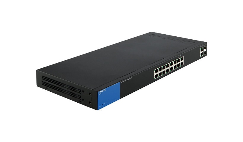 Linksys Business Smart LGS318P - switch - 18 ports - managed - rack-mountab