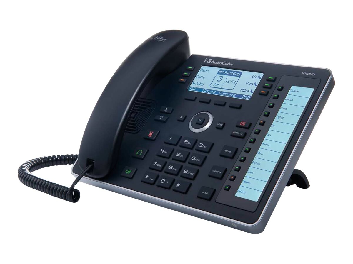 AudioCodes 440HD - VoIP phone - 3-way call capability