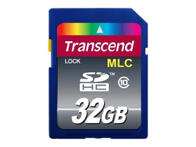 Transcend - flash memory card - 32 GB - SDHC