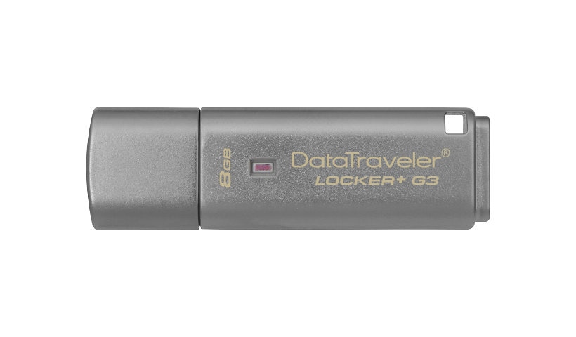 Kingston DataTraveler Locker+ G3 - clé USB - 8 Go