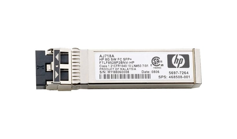 HPE - SFP (mini-GBIC) transceiver module - 8Gb Fibre Channel (SW)