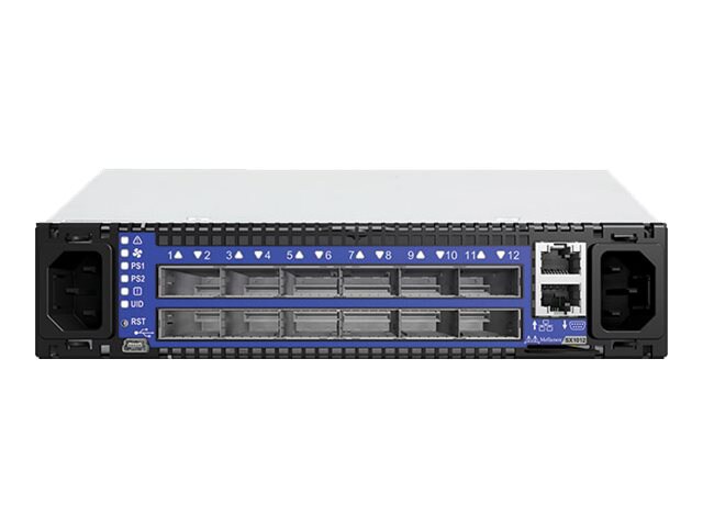 Mellanox SwitchX-2 SX1012 - switch - 12 ports - managed - rack-mountable