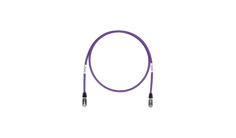 Panduit TX6A 10Gig patch cable - 17 ft - violet