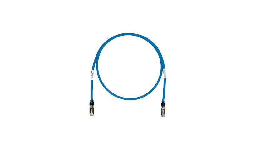 Panduit TX6A 10Gig patch cable - 1 ft - blue