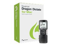 Dragon Dictate for Mac Mobile (v. 4) - box pack - 1 user - with Philips Digital Voice Recorder