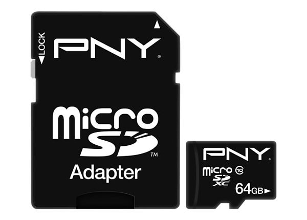 PNY High Performance - flash memory card - 64 GB - microSDXC