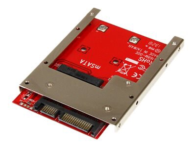 SSD mSATA de StarTech.com en convertisseur adapateur SATA 2,5 po - Mini PCIE SSD en SATA